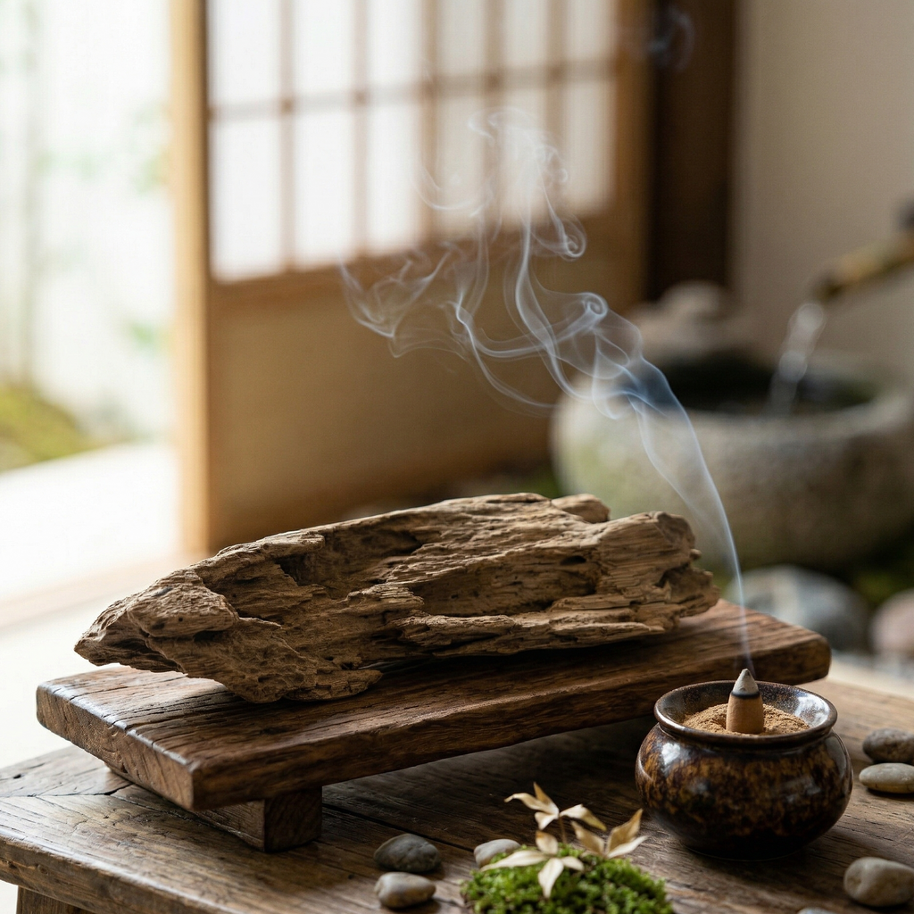 Natural Insect Leak Oud Wood Chunk