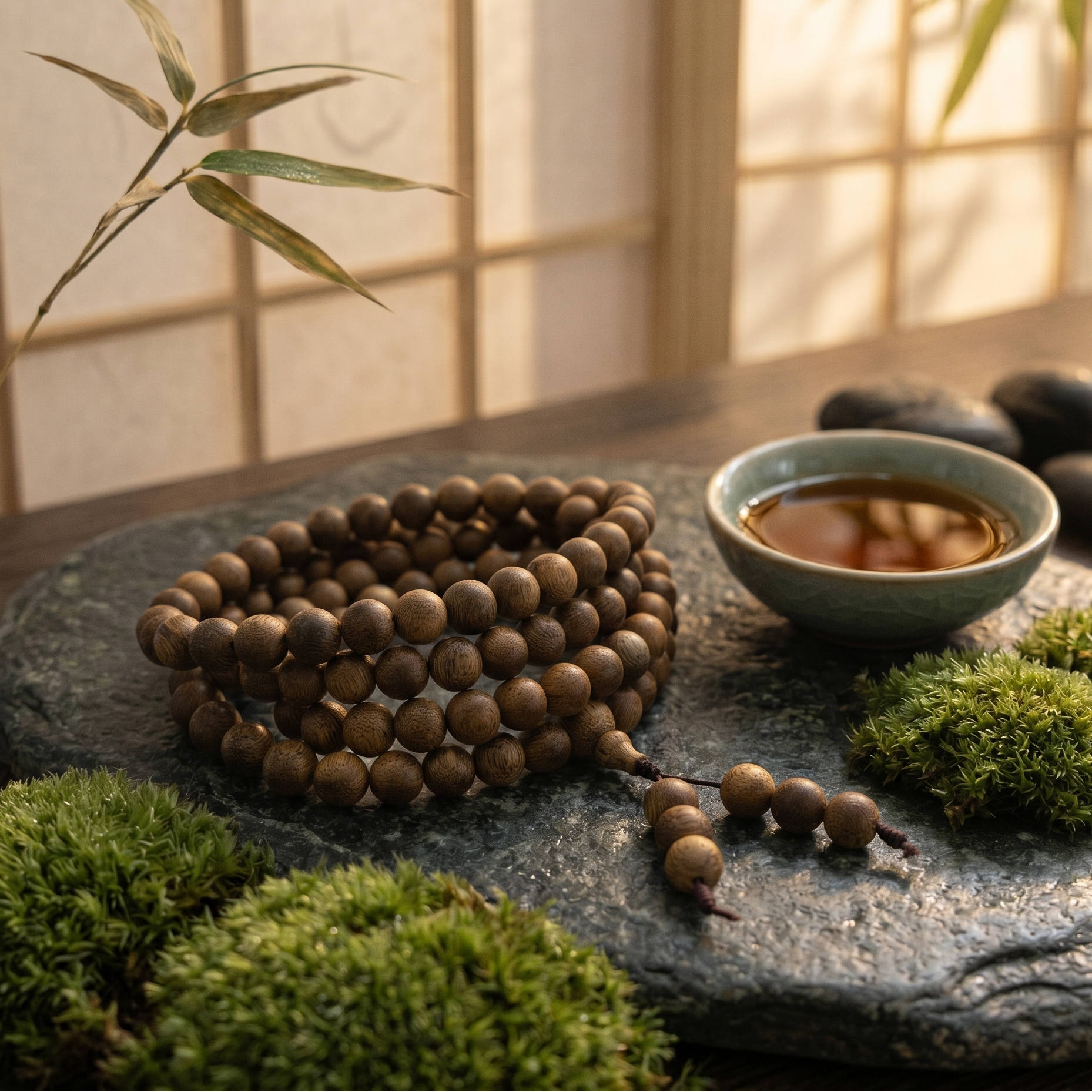 Malaysia Agarwood | 108 Mala Beads Bracelet