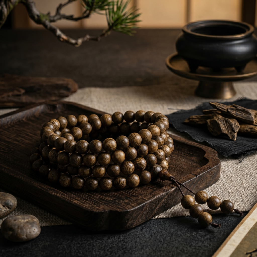 Premium Brunei Black Oil OudWood Bracelets | Dark Oil Grade